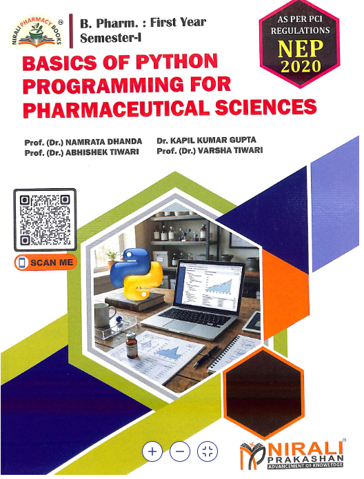 Basics of Python Programming for Pharmaceutical Sciences